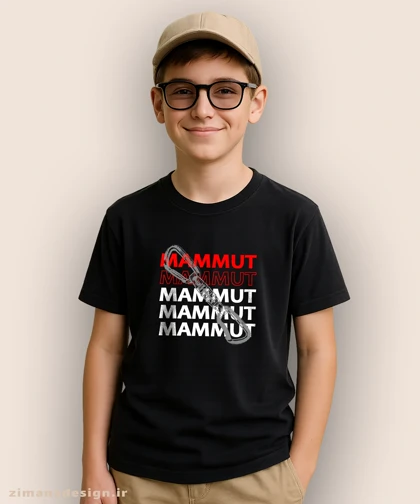 تیشرت بچگانه طرح کوه نوردی MAMMUT کد 1072