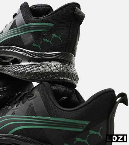 کفش کتانی ورزشی مشکی سبز مردانه PUMA
