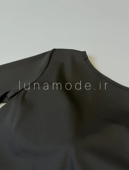تیشرت آستین بلند زنانه یقه اشکی