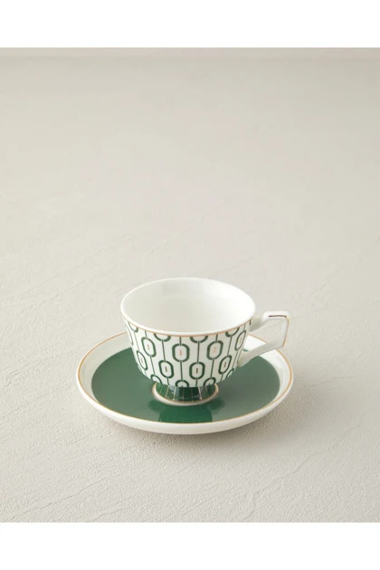 سرویس فنجان قهوه دو نفره English Home مدل Octavia Bone China