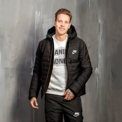 کاپشن مردانه NIKE مدل BOKER مشکی