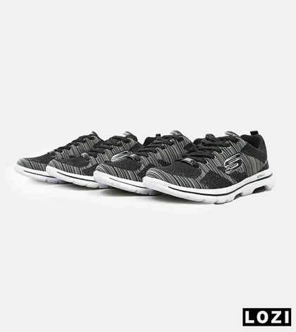 کفش کتانی طبی ورزشی مشکی خاکستری SKECHERS ULTRA GO