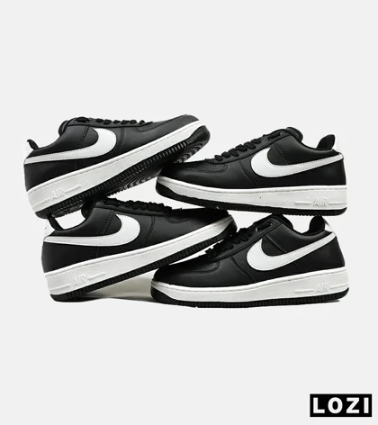 کفش مردانه و زنانه مشکی سفید NIKE AIR FORCE مدل 4875