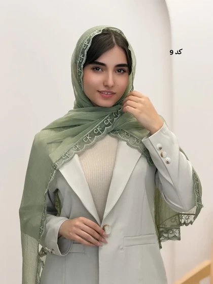 6494-شال حریر ژیوا