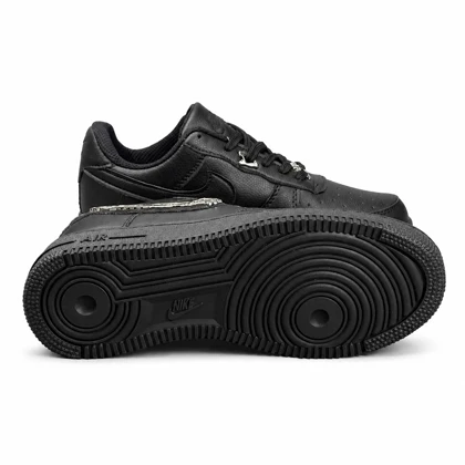 کفش کتانی مردانه مدل نایک ایرفورس یراق مشکی Nike air force