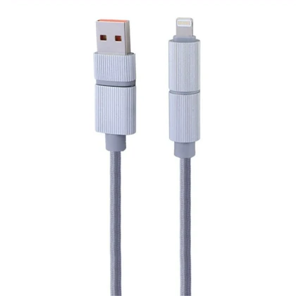 کابل شارژ چندکاره ارلدام Earldom مدل EC-IC06 توان 60 وات طول 1 متر