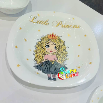 سرویس غذاخوری کودک آرکوپال 5 تکه طرح پرنسس