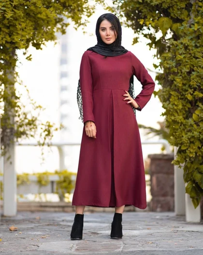ست پیراهن شنل مزونی الینا