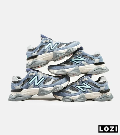 کفش کتانی مردانه آبی خاکستری NEW BALANCE 9060