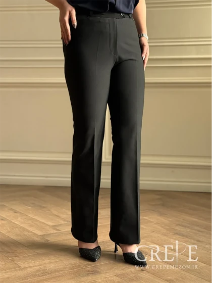 شلوار سایز بزرگ گاباردین دمپا گشاد قد 106