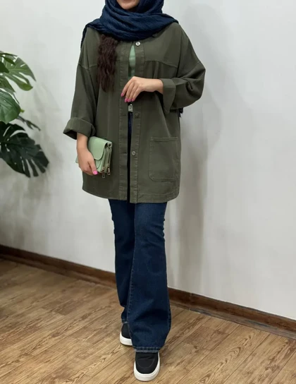 مانتو کتان کاغذی جانا 6
