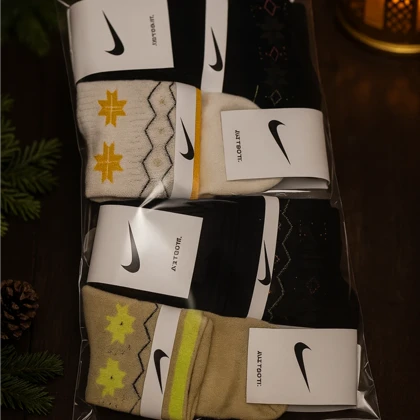 جوراب نیم ساق زنانه ودخترانه 12 جفتی برند نایکی