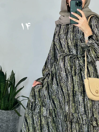 پیراهن مانتویی شکوفه 2