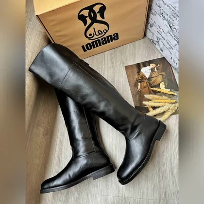 بوت بالای زانو پشت زیپ _ 1321
