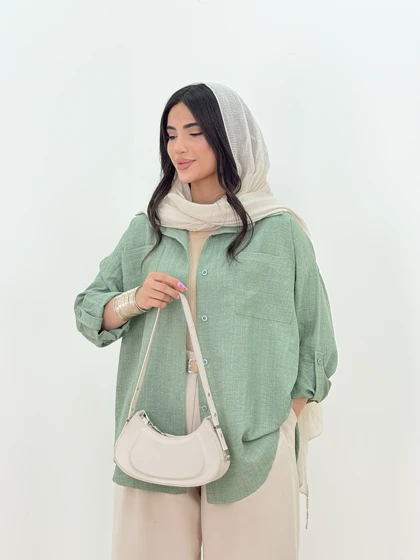 شومیز دوجیب موژان(3)کد:5353
