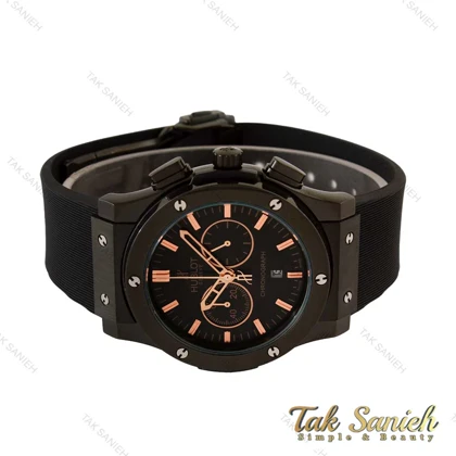 ساعت هابلوت مردانه سه موتوره تمام مشکی Hublot-4409-G