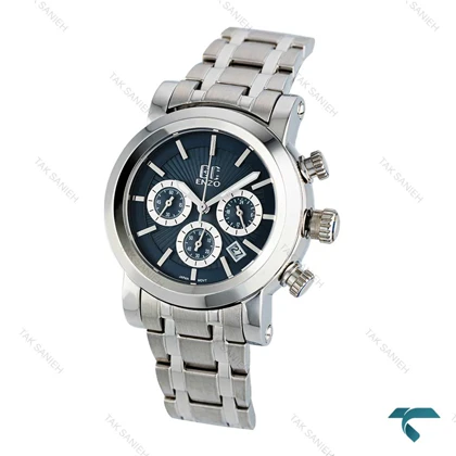 ساعت اسپرت انزو اورجینال EC-2168AVL سه موتوره کرنوگراف صفحه سرمه ای Enzo-8125-L