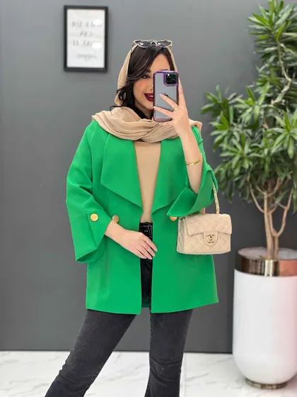 مانتو مازراتی آستین مثلثی