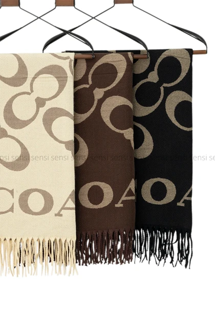 شال بافت موهری COACHوارداتی کد1004608