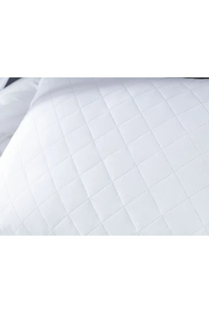 بالش Madame Coco مدل Kapitoneli Ultra Sonic میکروفایبر - سفید
