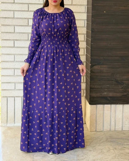 پیراهن گل‌دار نخ کجرا 6116