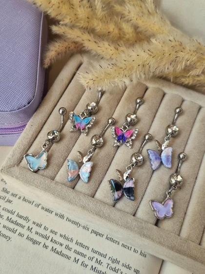 پیرسینگ ناف پینترستی