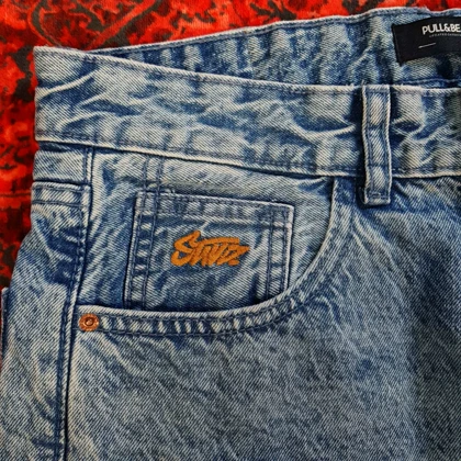 شلوار جین مردانه بگ استایل pull & bear کد 331