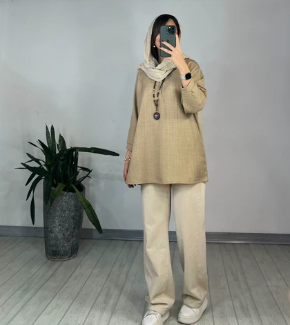 تونیک مانتویی نارگیل 1