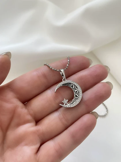 گردنبند ماه و ستاره ژوپینگ