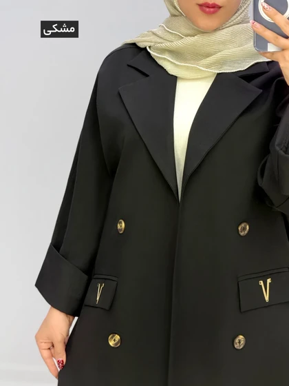 مانتو مزونی بزیاق والینا کد 458282
