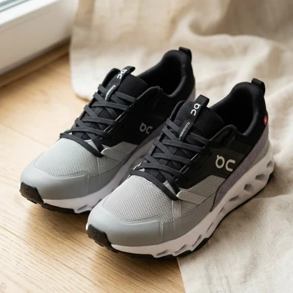کفش رانینگ زنانه On Running مدل Cloudhorizon Alloy Black