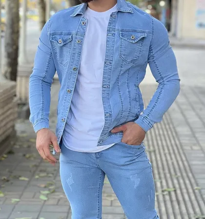 کت جین یخی بدون خز