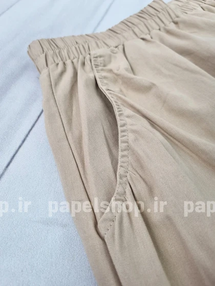 دامن جیب کراس کمرکش ساده