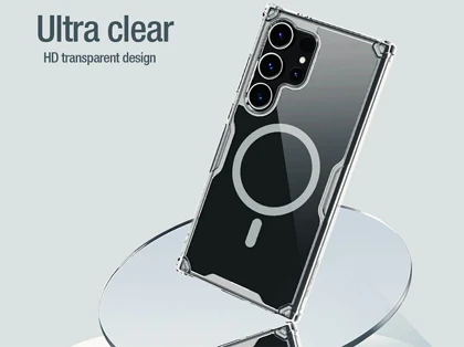 قاب محافظ مگنتی گلکسی اس 24 اولترا نیلکین Nillkin Nature TPU Pro Magnetic case Samsung Galaxy S24 Ultra
