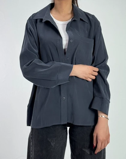 شومیز سیلک پشت پیلی کد 500475