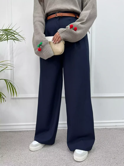 شلوار نیم بگ آیسل