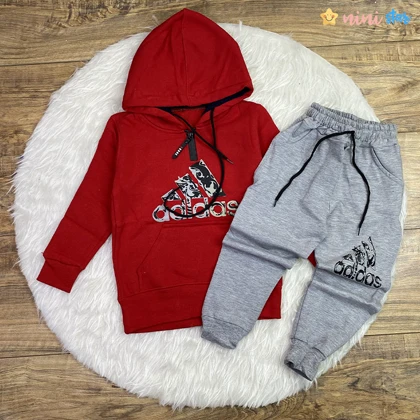 هودی شلوار adidas داخل کرک 3 الی 9 سال