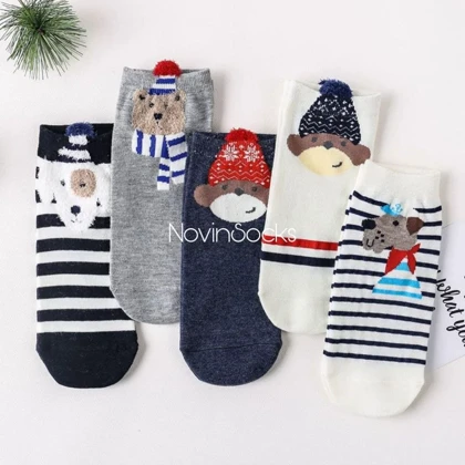 پک 5 جفتی جوراب حیوانات دریانورد