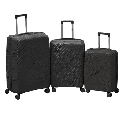 چمدان وارداتی مندوزا مدل MENDOZA - MDZ836 SERIES سری سه عددی (به همراه چمدان آرایشی هدیه)