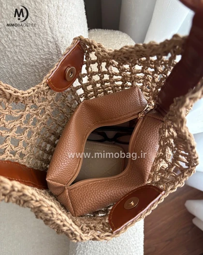 کیف دخترانه ysl رافیا