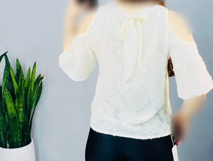 تاپ مجلسی دخترانه گیپور