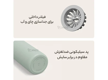 فلاسک 350 میلی‌لیتر شیائومی XIAOMI Mijia MJKDB01PL Thermos Pocket Version 350ML Vacuum Bottle 316L