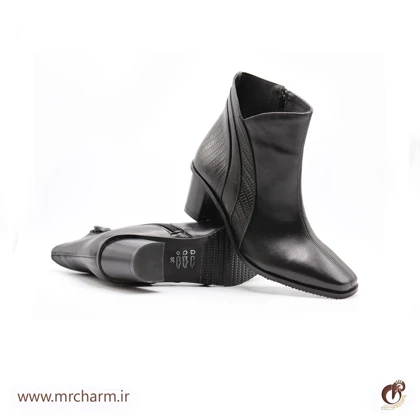 نیم بوت زنانه چرم کلاسیک mrc2111-32