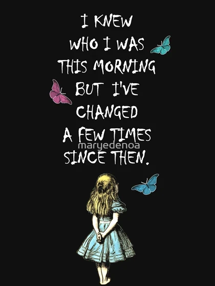 تیشرت آلیس در سرزمین عجایب | Alice In Wonderland Quote کد 222066
