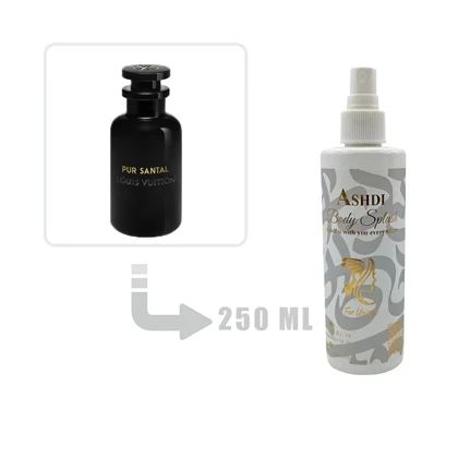 بادی اسپلش عطر ادکلن لویی ویتون پور سانتال 250 میل Louis Vuitton Pur Santal 250ml