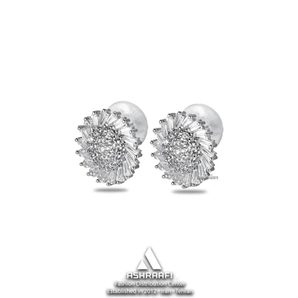 گوشواره زنانه Diamond Earrings S6