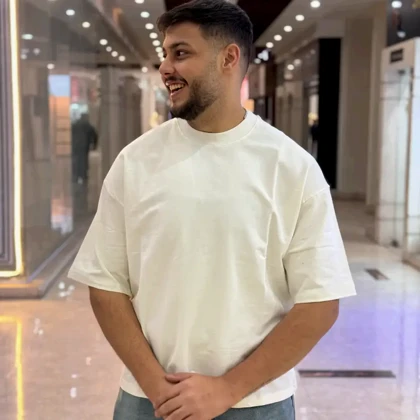 تیشرت بیسیک سفید 167