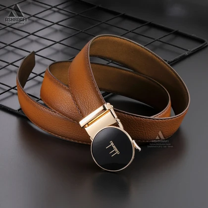 کمربند مردانه ریلی Leather Ratchet Belt BL113