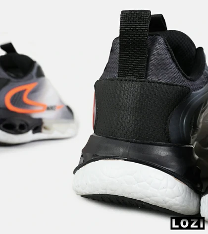 کفش کتانی مردانه و زنانه طوسی مشکی نارنجی NIKE AirMax Advantage مدل 7407