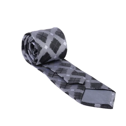 ست کراوات و پوشت مشکی و طوسی 98101